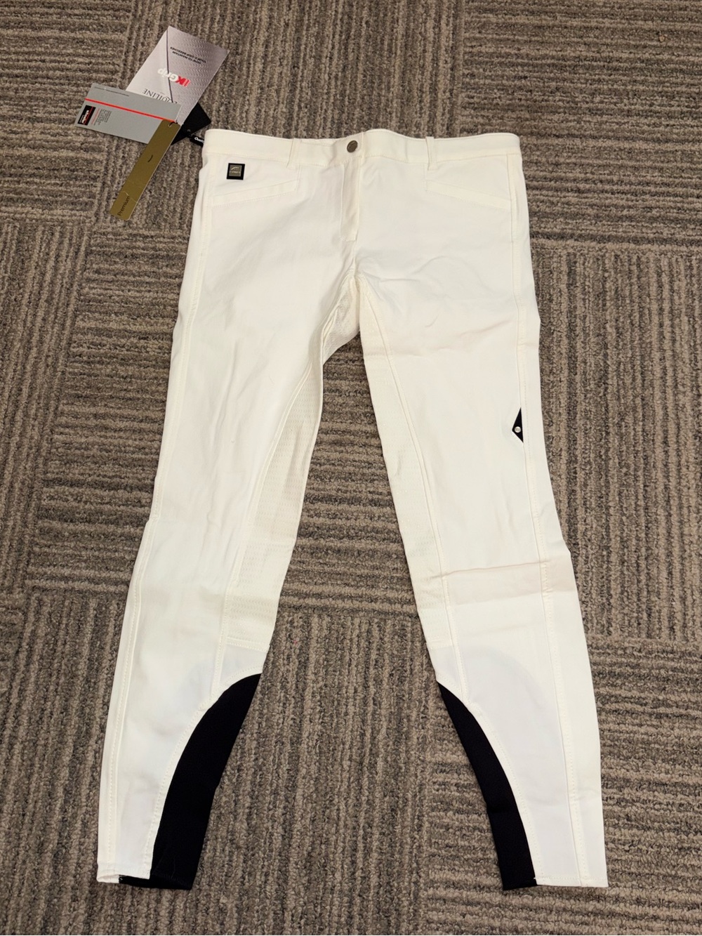 Equiline Cedar full grip riding breeches (tailored sportsman for size reference)